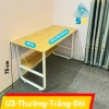 Bàn Học Kèm Kệ Gỗ Lửng Chân Cong 2x4 MDF 15mm Tải 200kg - Siêu Bền Giá 606.000₫ 8