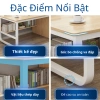Bàn học kèm kệ sách gỗ MDF dày 15mm, chân sắt sơn tĩnh điện, chịu tải 200kg, thiết kế hiện đại - Giá ưu đãi 447.000₫ 3
