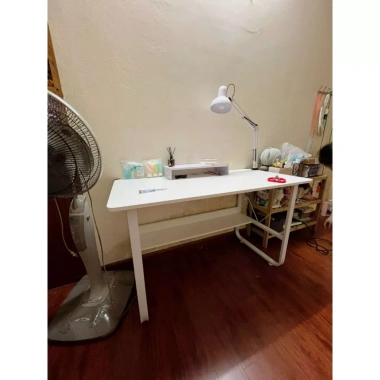 Bàn học kèm kệ sách gỗ MDF dày 15mm, chân sắt sơn tĩnh điện, chịu tải 200kg, thiết kế hiện đại - Giá ưu đãi 447.000₫ 5