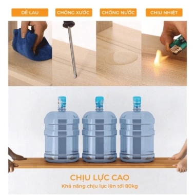 Bàn học kèm kệ sách gỗ MDF dày 15mm, chân sắt sơn tĩnh điện, chịu tải 200kg, thiết kế hiện đại - Giá ưu đãi 447.000₫ 8
