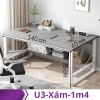 Bàn học kèm kệ sách gỗ MDF dày 15mm, chân sắt sơn tĩnh điện, chịu tải 200kg, thiết kế hiện đại - Giá ưu đãi 447.000₫ 10