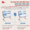 Bàn học Sakawin Pro100 chống gù, mặt bàn xẻ đôi, nâng nghiêng, giá sách 3 tầng, size 100 - 3.09 triệu 4