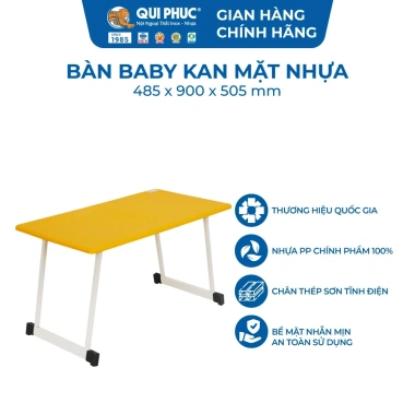 Bàn học sinh Baby Kan QUI PHÚC gấp gọn linh hoạt, hiện đại, chắc chắn, thoải mái – 319.800₫ 7 Bàn học sinh Baby Kan QUI PHÚC gấp gọn linh hoạt, hiện đại, chắc chắn, thoải mái – 319.800₫ 7