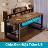 Bàn học sinh cấp 2 chân sắt kệ lớn, đa màu, thép sơn tĩnh điện, MDF 15mm - 1.031.000₫