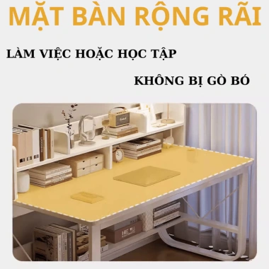Bàn học sinh cấp 2 chân sắt kệ lớn, đa màu, thép sơn tĩnh điện, MDF 15mm - 1.031.000₫ 4 Bàn học sinh cấp 2 chân sắt kệ lớn, đa màu, thép sơn tĩnh điện, MDF 15mm - 1.031.000₫ 4