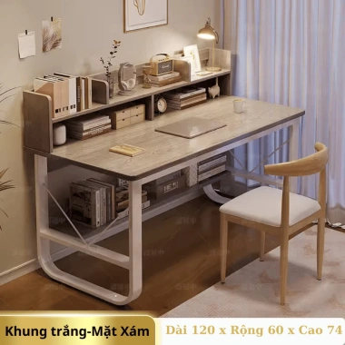 Bàn học sinh cấp 2 chân sắt kệ lớn, đa màu, thép sơn tĩnh điện, MDF 15mm - 1.031.000₫ 10 Bàn học sinh cấp 2 chân sắt kệ lớn, đa màu, thép sơn tĩnh điện, MDF 15mm - 1.031.000₫ 10