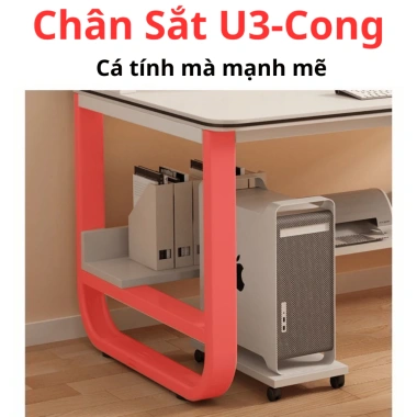 Bàn học sinh viên kệ sách, đa màu, mặt MDF 15mm dày, chân thép sơn tĩnh điện - Giá 615.000₫