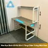 Bàn học sinh viên kệ sách, đa màu, mặt MDF 15mm dày, chân thép sơn tĩnh điện - Giá 615.000₫ 6