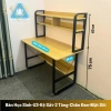 Bàn học sinh viên kệ sách, đa màu, mặt MDF 15mm dày, chân thép sơn tĩnh điện - Giá 615.000₫ 8