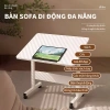 Bàn học tập xếp gọn, bánh xe di chuyển, gấp lại, nâng hạ chiều cao - 139.000₫ 2