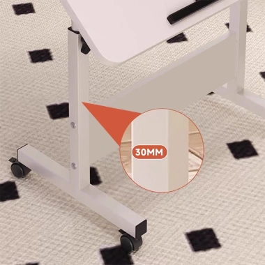 Bàn học tập xếp gọn, bánh xe di chuyển, gấp lại, nâng hạ chiều cao - 139.000₫