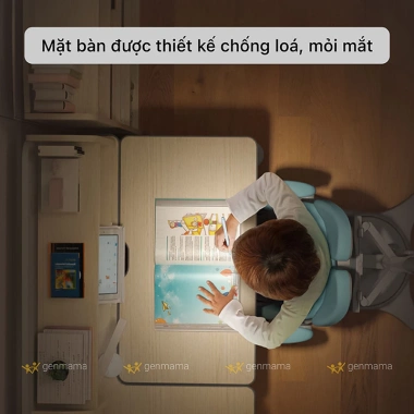 Bàn Học Thông Minh DxR Chống Gù Chống Cận Đa Năng, Giá Sách, Điều Chỉnh Độ Cao 58‑78cm, 120x65cm – Giá Ưu Đãi 6.99 Triệu 2