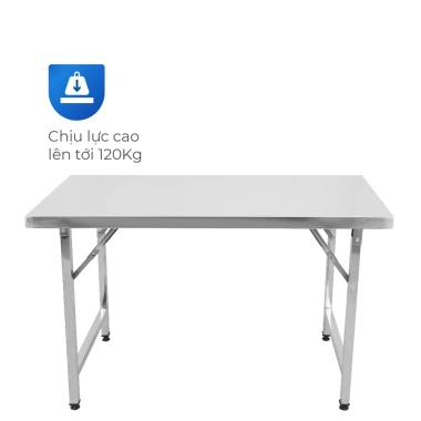 Bàn inox gấp gọn Felix QUI PHÚC inox 201 chống gỉ, chữ nhật 75cm, kích thước đa dạng - Giá 1,71 triệu 5 Bàn inox gấp gọn Felix QUI PHÚC inox 201 chống gỉ, chữ nhật 75cm, kích thước đa dạng - Giá 1,71 triệu 5