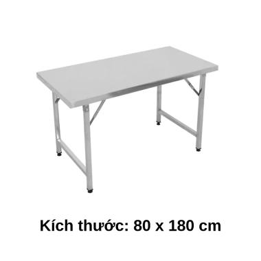 Bàn inox gấp gọn Felix QUI PHÚC inox 201 chống gỉ, chữ nhật 75cm, kích thước đa dạng - Giá 1,71 triệu 9 Bàn inox gấp gọn Felix QUI PHÚC inox 201 chống gỉ, chữ nhật 75cm, kích thước đa dạng - Giá 1,71 triệu 9