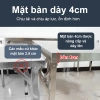 Bàn Inox xếp gọn chữ nhật, gấp gọn tiện lợi cho quán ăn, nhậu - giao nhanh Hà Nội 9