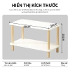 Bàn Kệ Gỗ Lắp Ghép Đa Năng – Tab Đầu Giường, Trang Trí Phòng Ngủ & Phòng Khách, Giá 179k 5
