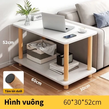 Bàn Kệ Gỗ Lắp Ghép Đa Năng – Tab Đầu Giường, Trang Trí Phòng Ngủ & Phòng Khách, Giá 179k 10