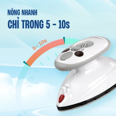 Bàn là du lịch mini GKÖCH Y-816 Germany 2 chế độ khô & hơi nước 110-230V 909.000 VND