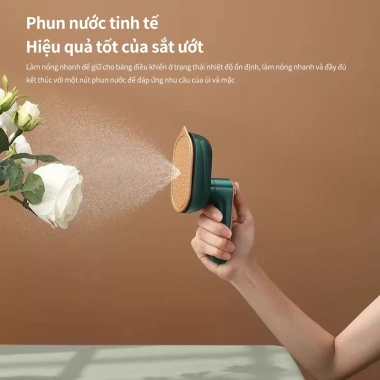 Bàn là hơi nước cầm tay mini ướt‑khô, treo tiện lợi, giá chỉ 139.349 ₫ 2