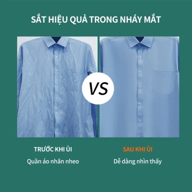 Bàn là hơi nước cầm tay mini ướt‑khô, treo tiện lợi, giá chỉ 139.349 ₫ 3