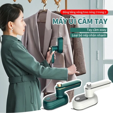 Bàn là hơi nước cầm tay mini ướt‑khô, treo tiện lợi, giá chỉ 139.349 ₫ 9