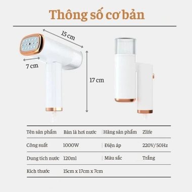 Bàn là hơi nước GOKE - Phẳng nhanh, mọi loại vải, bảo hành 12 tháng, chỉ 358.000₫ 5 Bàn là hơi nước GOKE - Phẳng nhanh, mọi loại vải, bảo hành 12 tháng, chỉ 358.000₫ 5