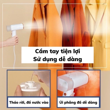 Bàn là hơi nước GOKE - Phẳng nhanh, mọi loại vải, bảo hành 12 tháng, chỉ 358.000₫
