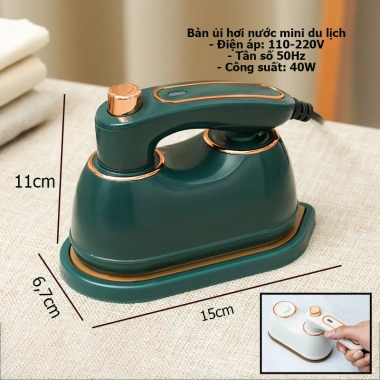 Bàn là hơi nước mini du lịch nhỏ gọn - Siêu nhẹ, nhanh ủi, giá ưu đãi 178k 7 Bàn là hơi nước mini du lịch nhỏ gọn - Siêu nhẹ, nhanh ủi, giá ưu đãi 178k 7