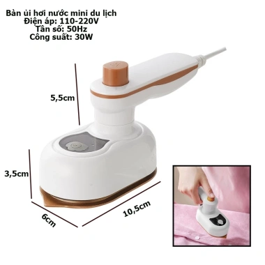 Bàn là hơi nước mini du lịch nhỏ gọn - Siêu nhẹ, nhanh ủi, giá ưu đãi 178k 9 Bàn là hơi nước mini du lịch nhỏ gọn - Siêu nhẹ, nhanh ủi, giá ưu đãi 178k 9