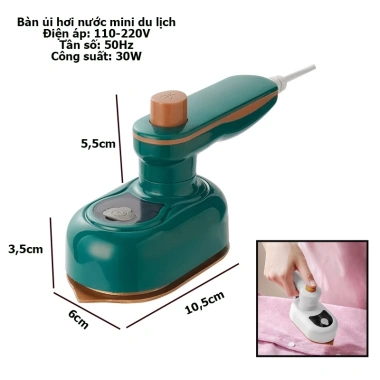 Bàn là hơi nước mini du lịch nhỏ gọn - Siêu nhẹ, nhanh ủi, giá ưu đãi 178k 10 Bàn là hơi nước mini du lịch nhỏ gọn - Siêu nhẹ, nhanh ủi, giá ưu đãi 178k 10