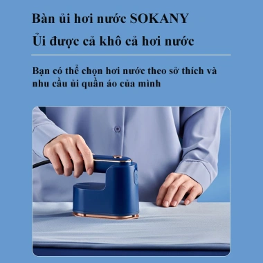 Bàn là hơi nước mini SOKANY SK-3.069 – ủi khô & hơi, phẳng mọi vải, bảo hành 12 tháng, 509k 7
