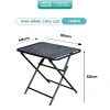 Bàn Lá Xếp Gấp Gọn BL2 - Quán Cafe, Trà Chanh, Quán Nhậu, Giá Ưu Đãi 159.000₫ 2