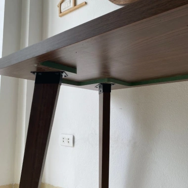 Bàn làm việc chân gỗ FEGO vintage - Bàn học, bàn cafe cổ điển, giá 1.09 triệu