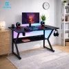 Bàn làm việc gaming K mặt gỗ, chân sắt sơn tĩnh điện 1m x 1m2 – chịu lực cao, ổn định PC