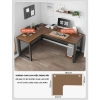 Bàn làm việc góc chữ L khung sắt mặt gỗ MDF - Tiết kiệm không gian, chỉ 1.834.000 VND - SOHJA GM126 5