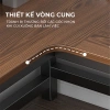 Bàn làm việc góc chữ L khung sắt mặt gỗ MDF - Tiết kiệm không gian, chỉ 1.834.000 VND - SOHJA GM126 7