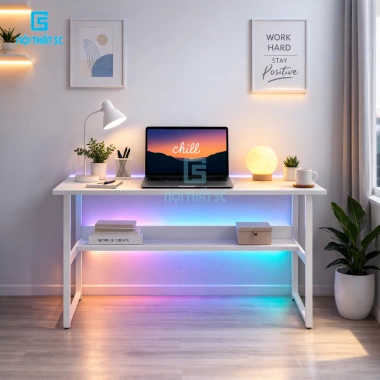 Bàn làm việc học 5C chân sắt sơn tĩnh điện - Nội Thất hiện đại, giá 399.000 VND