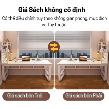 Bàn làm việc PC chân U uốn cong sơn tĩnh điện, mặt MDF 15mm, chịu tải 250kg - 605.000đ 3
