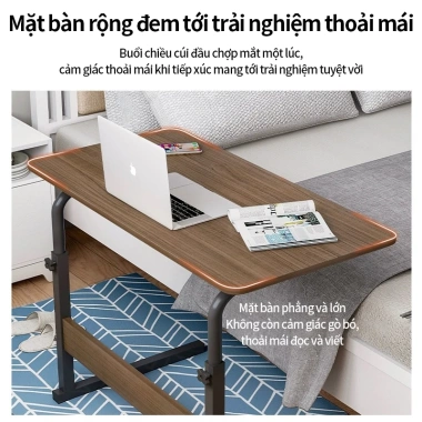 Bàn làm việc rút 3 tầng di động nâng hạ thông minh, bánh xe di chuyển đa năng - Giá 169.000₫ 3