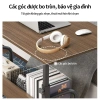 Bàn làm việc rút 3 tầng di động nâng hạ thông minh, bánh xe di chuyển đa năng - Giá 169.000₫ 4