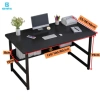 Bàn làm việc và học 5C T-Table giá sách 1,2m x 55cm, khung sắt 25x25mm sơn tĩnh điện, mặt gỗ dày - giảm còn 599.000đ 6