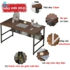 Bàn làm việc và học 5C T-Table giá sách 1,2m x 55cm, khung sắt 25x25mm sơn tĩnh điện, mặt gỗ dày - giảm còn 599.000đ 7