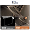 Bàn làm việc và học chân X hiện đại, mặt gỗ MDF bo góc an toàn, chân sắt sơn tĩnh điện - Giá chỉ 591.000₫ 5