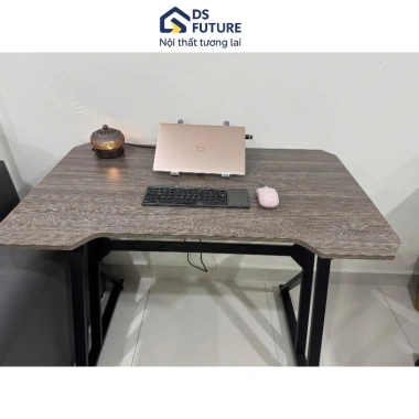 Bàn làm việc và học chân X hiện đại, mặt gỗ MDF bo góc an toàn, chân sắt sơn tĩnh điện - Giá chỉ 591.000₫