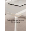Bàn laptop gấp gọn 60x40 cm có khe bút và khe cắm thẻ - Bàn làm việc giường thông minh 4
