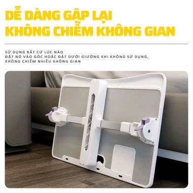 Bàn Laptop khe USB, khay chống trượt, gập gọn nâng hạ, học sinh ngồi giường - 119.000₫ 9 Bàn Laptop khe USB, khay chống trượt, gập gọn nâng hạ, học sinh ngồi giường - 119.000₫ 9