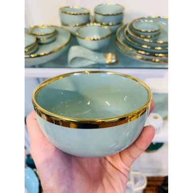 Bán Lẻ Bát Đĩa Màu Xanh Mint - Bát Cơm Chén Đĩa Ngọc Xanh, Giá 48.000đ