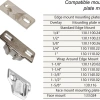 Bản lề cửa tủ LOUM thay thế Blum 110° xoắn ốc 33 bản, 8 gói - Giá chỉ 795.717₫ 2