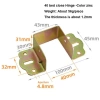 Bản lề giường DARON Lắp đặt nhanh khung cố định dày 11mm giường ổn định chất lượng cao phụ kiện ốc vít 2