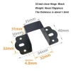Bản lề giường DARON Lắp đặt nhanh khung cố định dày 11mm giường ổn định chất lượng cao phụ kiện ốc vít 4